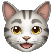 smiling cat sticker