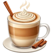 Fall latte sticker