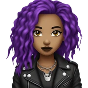 rock girl sticker