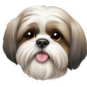 Shih tzu dog  sticker