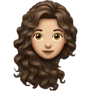 brunette girl sticker