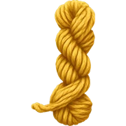 Gold yarn sticker