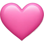 Pink heart sticker