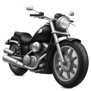 black motorcycle sticker