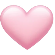 Light pink heart sticker