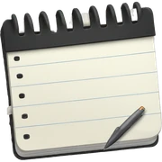 Notebook sticker