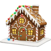 Gingerbread house sticker
