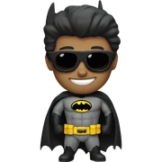 Batman with sunglasses  sticker