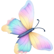 Pastel butterfly  sticker