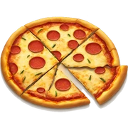 Pizza and chips sticker