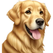 Golden retriever  sticker