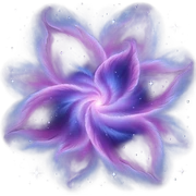  Dark Blue-Purple Nebula-Rose sticker