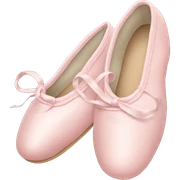 Pale pink ballet shoes sticker