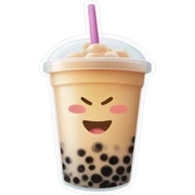 Bubble tea sticker