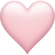 light pink heart sticker