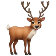 Reindeer sticker