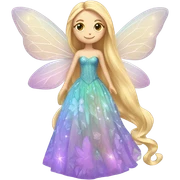 fairy blonde sticker