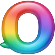Un arcoiris por favor sticker
