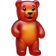 Gummy bear sticker