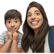 happy girl and boy together sticker