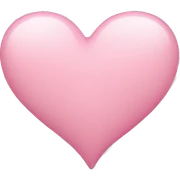 Light pink Heart  sticker