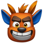 Crash bandicoot sticker