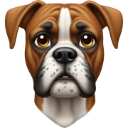 Boxer dog  sticker