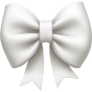 white bow sticker