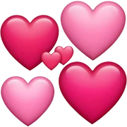 Hearts sticker