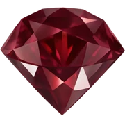 burgundy diamond sticker