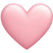 pastel pink heart sticker