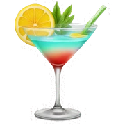 a cocktail sticker