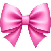 Pink bow sticker