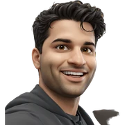 smiling male portrait close up sticker