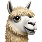 Llama de colores  sticker