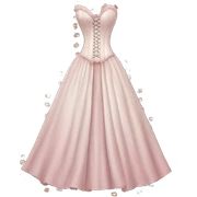 long corset dress  sticker