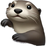 Otter disco ball sticker