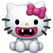 spooky hello kitty  sticker
