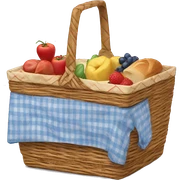 picnic basket sticker