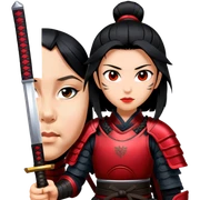 Fierce Samurai sticker