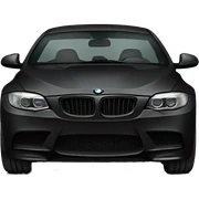 black bmw sticker