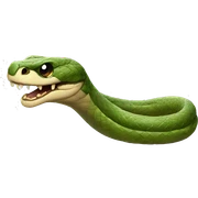 Snake sticker