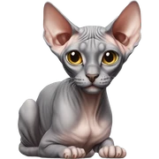 Sphynx cat sticker