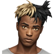 dark-skinned male portrait sticker