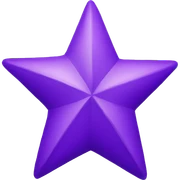 purple star sticker