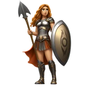 ares as a girl sticker