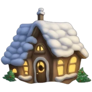 Christmas night sticker