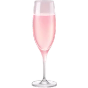 Pink champagne  sticker