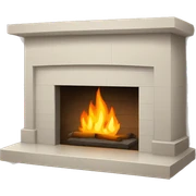 big fireplace sticker
