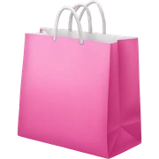 Pink Shopping bag  sticker